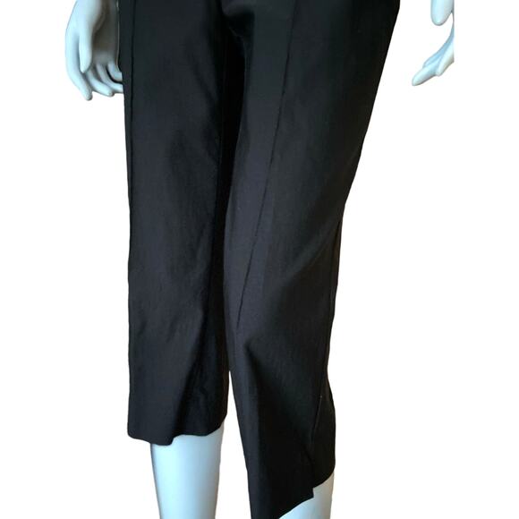 LISETTE L MONTREAL Black Stretch Capri Pants sz 6 - Picture 2 of 9